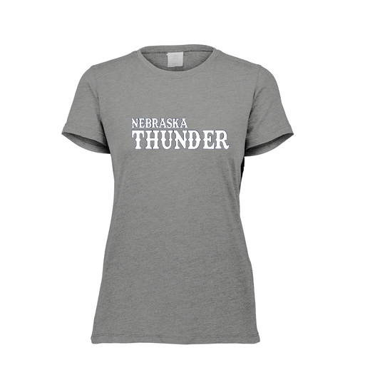 [FTSCUBGY-FAXS-LOGO2] Decker Women's Tri-Blend T-Shirt - Short Sleeve (Female Adult XS, Gray, Logo 2)