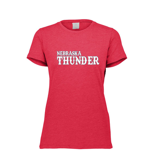 [FTSCUBRD-FAXS-LOGO2] Decker Women's Tri-Blend T-Shirt - Short Sleeve (Female Adult XS, Red, Logo 2)