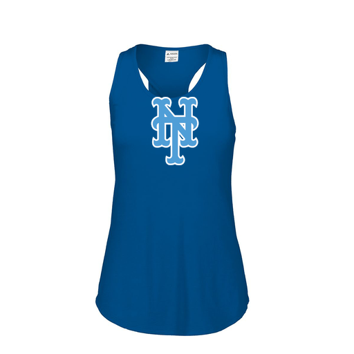 [3078.U55.S-LOGO1] Ladies Tri Blend Tank Top (Female Adult S, Royal, Logo 1)