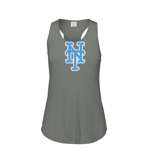 [3078.013.S-LOGO1] Ladies Tri Blend Tank Top (Female Adult S, Gray, Logo 1)