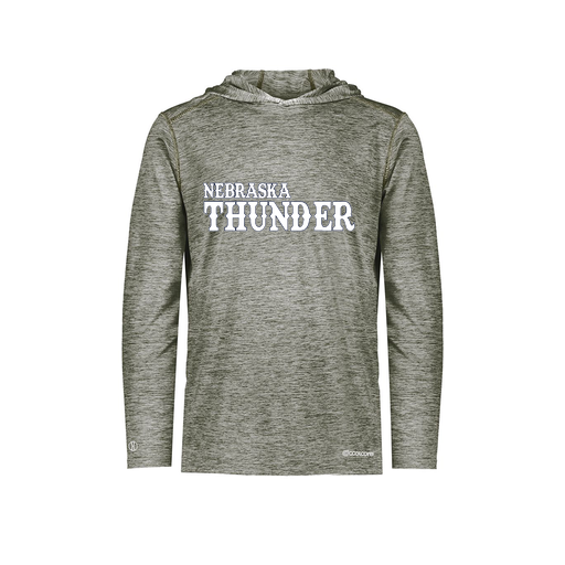 [FOLHCGGY-AS-LOGO2] Decker Men's Charge Hoodie (Adult S, Gray, Logo 2)