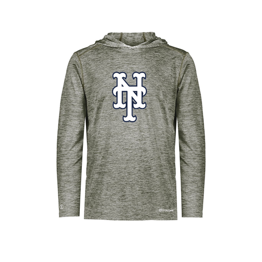 [FOLHCGGY-AS-LOGO3] Decker Men's Charge Hoodie (Adult S, Gray, Logo 3)