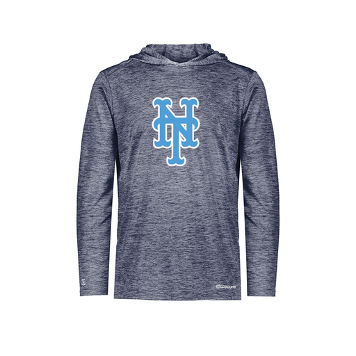 [FOLHCGNV-YS-LOGO1] Decker Youth Charge Hoodie (Youth S, Navy, Logo 1)