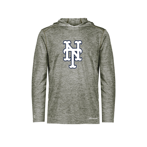 [FOLHCGGY-YS-LOGO3] Decker Youth Charge Hoodie (Youth S, Gray, Logo 3)