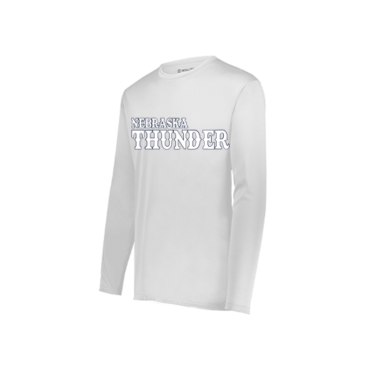 [222822.005.XS-LOGO2] Men's LS Smooth Sport Shirt (Adult XS, White, Logo 2)