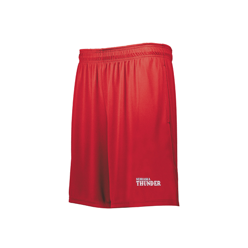 [229511.083.XS-LOGO2] Decker Men's Swift Short (Adult XS, Red, Logo 2)