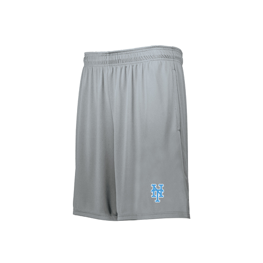 [229511.099.XS-LOGO1] Decker Men's Swift Short (Adult XS, Silver, Logo 1)
