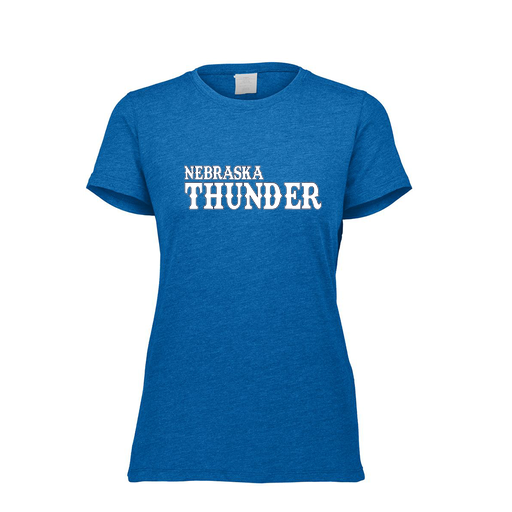 [FTSCUBRY-FAXS-LOGO2] Decker Women's Tri-Blend T-Shirt - Short Sleeve (Female Adult XS, Royal, Logo 2)
