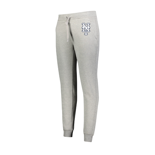 [229748.017.XS-LOGO3] Ladies 60/40 Fleece Jogger (Female Adult XS, Silver, Logo 3)